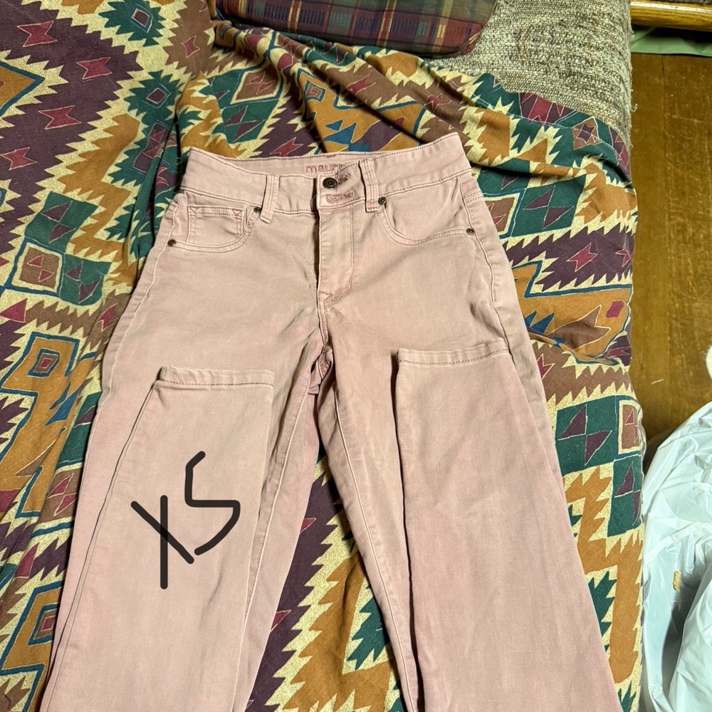 Maurices Pink Skinny Jeans